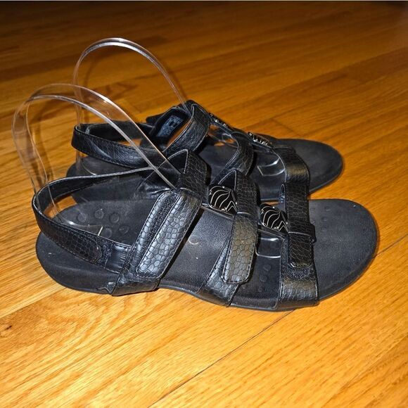 Vionic Amber Black Slingback Sandals Womans Size 8 - Picture 1 of 8